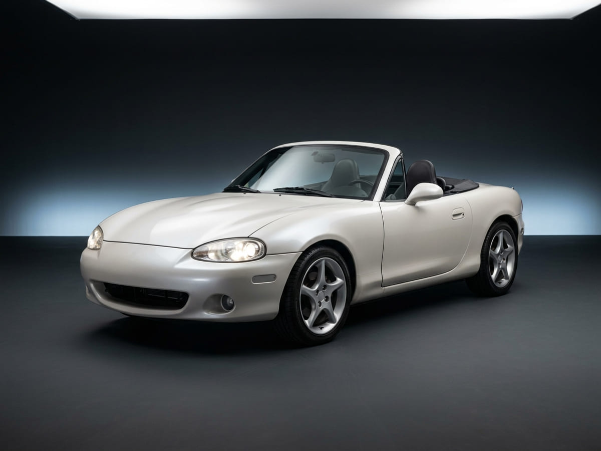 Convertible, front three-quarter view